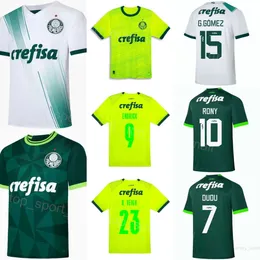 Team club Palmeiras Soccer 23 Maglie Raphael Veiga 23 24 Mans 18 Jose Lopez 22 Joaquin Piquerez 15 Gustavo Gomez 8 Ze Rafael Football Kit Kits Nome Custom Nome Nome