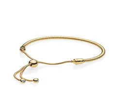 14K Gold Gold Hand Rope Bracelet Original Gift Box for 925 Silver Wedding Jewelry Bracelets for Women 7781116