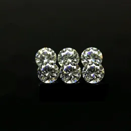 A buon mercato di piccola dimensione 0 7mm-1 6mm 3A qualità diamante simulato bianco forma rotonda cubic zirconia pietre sciolte CZ per gioielli Makin235G