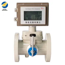 24 VDC Power Gaz Gas Flowmeter cyfrowy miernik przepływu turbiny dla gazu LPG