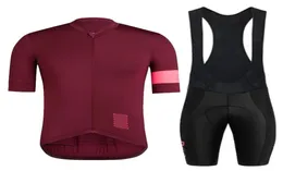 2022 Cykeltröja Set Wine Red Road Mountain Bike Cycling Clothing Set MTB Bicycle Sportswear Suit Cycling Clothes Set för Man3850842