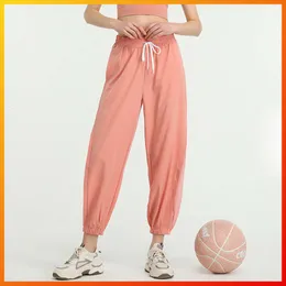 Lu lu lu legginsy z luźnym sportowym sportem damskim sportowym sporty cytrynowe ll ll Street Trend elastyczne tali