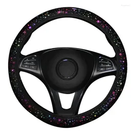 Cubiertas del volante Cubierta del coche Multifuncional Starry Sky Suministros Prácticos Accesorios coloridos Durable