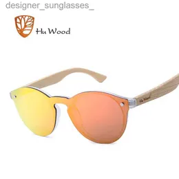 Óculos de sol HU WOOD Nova Chegada Óculos de Sol de Madeira Multi Color Uv Óculos de Sol Condução Lentes de Vento tendência senhoras personalidade ao ar livre óculos de solL231214