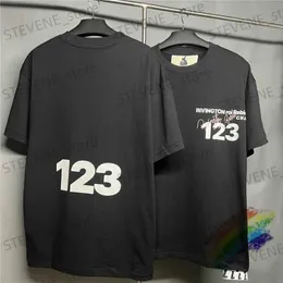 Heren T-shirts Zwart RRR-123 T-shirt Mannen Vrouwen 1 1 Top Versie RRR 123 Casual Zomer Stijl T-shirt Tee tops T231214