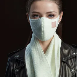 winter light luxury mask scarf gift fashion three-dimensional face protection breathable outdoor riding windproof black blue cold warm mask scarf