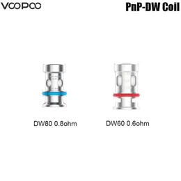 Original VOOPOO PnP DW Coil DW60/DW80 0.6/0.8ohm For PnP Pod II/DRAG S/Drag E60/VINCI 3 5PCS/PACK