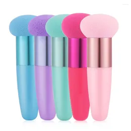 Makeup Sponges Mushroom Head Foundation Powder Puff Women Beauty Svamp med Handle Lätt kosmetiskt verktyg