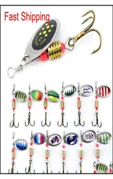 6cm 25g leurre de pêche à la carpe en métal appât vibrant Spinner cuillère leurres rotatif métal paillettes Wob GYV hairclippers20119742892