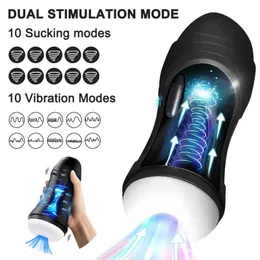 Masturbators som driver saxleksaker för män USB Male Electric Masturbator Silicon Men's Underwear Masturbator Doll Real Women Vibrator 231214