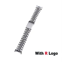 18mm 19mm 20mm 316L Rostfritt stål Sliver Gold Jubilee Watch Strap Band Armband Compatible för Seiko5 Solex Watch 220627190W