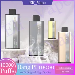 Оригинал Bang Pi10000 Puff Ondesable Electronic Sigarette Hit Bar 10k Vape Pen 15 мл 500 мАч.