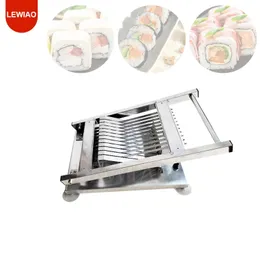 Edelstahl-Nigiri-Sushi-Schneidemaschine, runder quadratischer Reisrollen-Rollenschneider