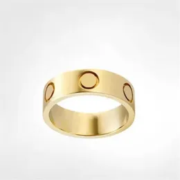 Bague à vis d'amour pour hommes, bijoux de créateur de luxe classique pour femmes, acier titane plaqué or, argent, rose, ne se décolore jamais, amoureux cou2839