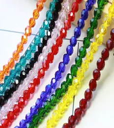 Mix 32 Faceted 5000 Ball Crystal Glass Beads 4MM 6MM Spacer Beads For JEWELRY MAKING4829993