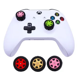 Roda de carro pneu polegar vara aperto polegar capa caso para ps5 ps4 para xbox uma série x/s switch pro joystick boné navio rápido