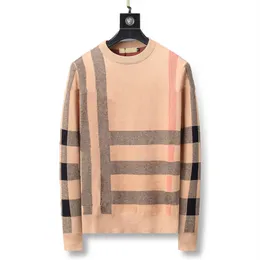 2024 Erkek Kadın Tasarımcıları Sweaters Lüks Külot Kalınlaştırılmış Klasik Ekose Baskı Sıcak Erkekler Hoodie Uzun Kollu Jumper Sweatshirt Kış Giysileri M-3XL