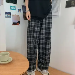 Men's Pants SummerWinter Plaid Men S3XL Casual Straight Trousers for MaleFemale Harajuku Hiphop 231213