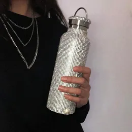 Costoso – bouteille scintillante avec strass, verres à Double paroi, tasse d'eau en diamant, Portable pour l'extérieur, 190f