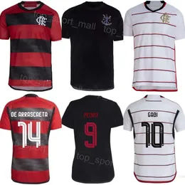 Club Team 23-24 Men Soccer Cr Flamengo Jerseys 10 Gabriel 27 Henrique 14 de Arrascaeta 7 Ribeiro 9 Pedro 20 Gerson 16 Luis 6 Lucas 29 Hugo Football Shirt Kits Uniform