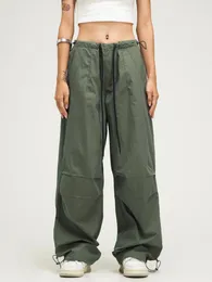 Женские брюки в американском ретро-механическом стиле, плиссированные комбинезоны для десантников, мужские и прямые свободные повседневные широкие брюки