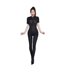 Sexy Set Sexy Open Crotch Mesh Durchsichtig Erotik Porno Bodysuit Damen Enge Teddies Catsuits Damen Body Strümpfe Overall Sex Kleidung 231213