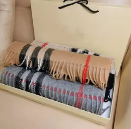 Klasyczny Plaid Luksusowy projektant szalik 100% kaszmirowych projektanci frędzania szaliki szaliki szal sciarpa na zimowe kobiety i męskie123