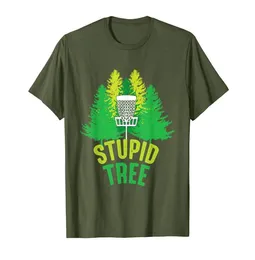 Głupie Tree Funny Folf Disc Golf Tshirt01234567897437305