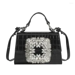 Evening Bags Luxury Designer Shoulder Bag Women High Grade Alligator Diamonds Fashion Chic Cross In Trend Elegant Exquisite Handbag