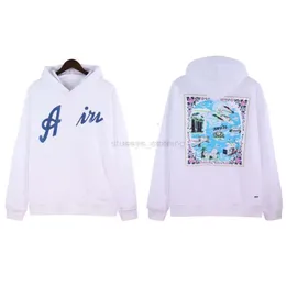 Heren Sweatshirt Designer Hoodie Doek Borduren Handgeschilderde Flow Paint Printing Sweatshirts Truien Hoodys 79ig637ur