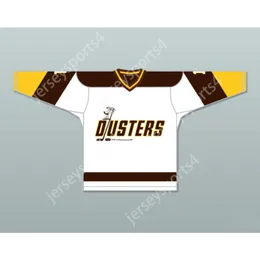 Custom RICK LEMAY 1 BINGHAMTON BROOME DUSTERS HOCKEY JERSEY NEW Top Stitched S-M-L-XL-XXL-3XL-4XL-5XL-6XL