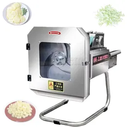 Máquina automática de corte de vegetais comercial, fatiador de cenoura e gengibre, 110V, multifuncional, triturador elétrico de batata