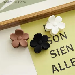 Kopfbedeckung Haarschmuck 2022 Mode Neue Süße 4CM Mini Kunststoff Haarklammern Zubehör Für Frauen Mädchen Blume Sie Kleine Haarnadeln KopfbedeckungL231214