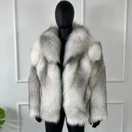 Мужская одежда из искусственного натурального меха, настоящее пальто, зимнее мужское пальто с большим воротником, теплые толстые стили продажи 231213