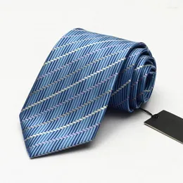 Bow Lies Blue for Men 9cm 와이드 디자이너 패션 브랜드 Necktie Microfiber 방수 턱시도 넥타이 그라바타 갈망 선물 상자