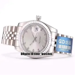 NUOVO 116233 Giappone Miyota 8215 Orologio automatico da uomo 36mm quadrante bianco cassa in acciaio 316 Orologi da donna Datejust Sapphire Neutral wa217e