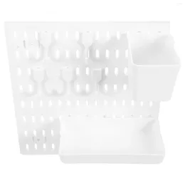 Hooks 1 Set Pegboard Organizer Punch-Free Door Back Wall for Kitchen Badrum