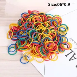 Dog Apparel 500pcs شريط مرن أليف الشعر الأليف متطاطية Cat Hairpin Grooming Accessories DIY Ties Rope Stationery حامل 06 0.9