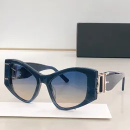 Supergroße Sonnenbrille für Damen, modische Brille mit unregelmäßigem Rahmen, Straßenfotografie-Brille, Designer-Qualität, T-Bühnenbrille BB0287S