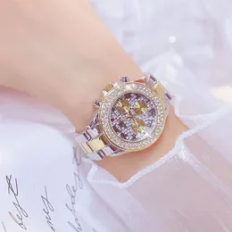 ساعة معصم كامل الماس نساء واقع العلامات التجارية أزياء كارتر كوارتز الذهب الذهب النساء المقاومة للسيدات البرية معصم 350p
