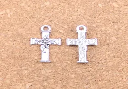 171 шт. античное серебро бронзовое покрытие крестик цветок подвески кулон DIY ожерелье браслет фурнитура 2011mm6912372