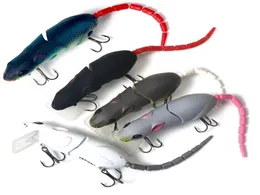 3D -ögon mjuka mus betar fiske lockar 155g 155 cm flytande crankbait konstgjorda bete fisketackle allt för fisk2967094