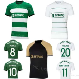 Клубная команда Sporting CP Soccer Lisbon 9 Viktor Gyokeres Jerseys 23 24 Mans 8 Pedro Goncalves 10 Marcus Edwards 47 Ricardo Esgaio 5 Hidemasa Morita Football Kits