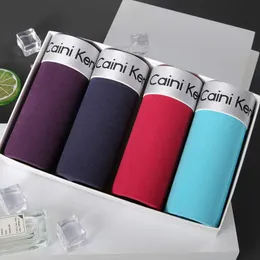 مصمم الملابس الداخلية للرجال CK 4 Colors Boxer des Hommes Soft Comfor