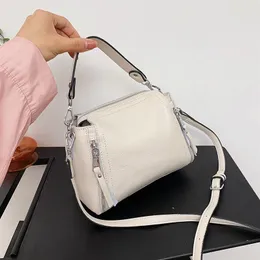 Abendtaschen 100% Echtes Leder Einkaufstasche Mode Frauen Handtasche Designer Rindsleder Eimer Luxus Frauen Messenger Weibliche Shou237T