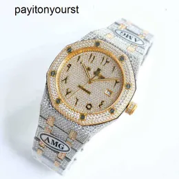 Часы Audemar Pigue AP Diamond Watches Дорогие мужские часы с бриллиантами Ap Мужские часы Авто наручные часы Oaso Высококачественный механический механизм Piglet Uhr Bust Down Montr