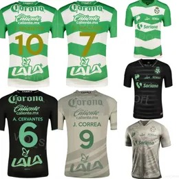 Club Soccer Santos Laguna 6 Alan Cervantes Jersey 7 Harold Preciado 3 Ismael Govea 23 Raul Lopez 10 Juan Brunetta Football Shirt Kits Uniform 2023 2024 Man Team