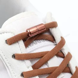 Ayakkabı Parçaları Aksesuarları Hiçbir kravat dantel elastik spor ayakkabı yuvarlak bağlar olmadan ayakkabı bağları Hızlı Ayakkabı Ayakkabıları için Yetişkin Yetişkin Beden 231215