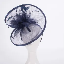 Women Kentucky Derby Sinamay Saucer Fascynators Wedding Church Racing Hats Hats Headpiece T470