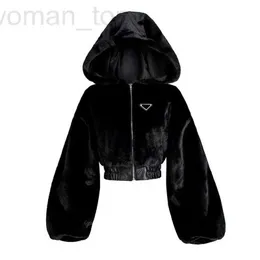 Women's Fur & Faux Designer Womens Sweater Jackets Hooded Wool Woman Down Coats Jacket Warm Thick Windbreaker Lady Slim Coat Top Asian Size S-L KYT7